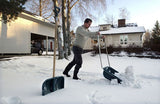 Masi snow Max snow pusher shovel - -snow scoop - Masi Snow Max Ergonomic Adjustable   Snow Pusher , no lifting made in Finland Nordic quality standards,best in class - Worldprimoshop