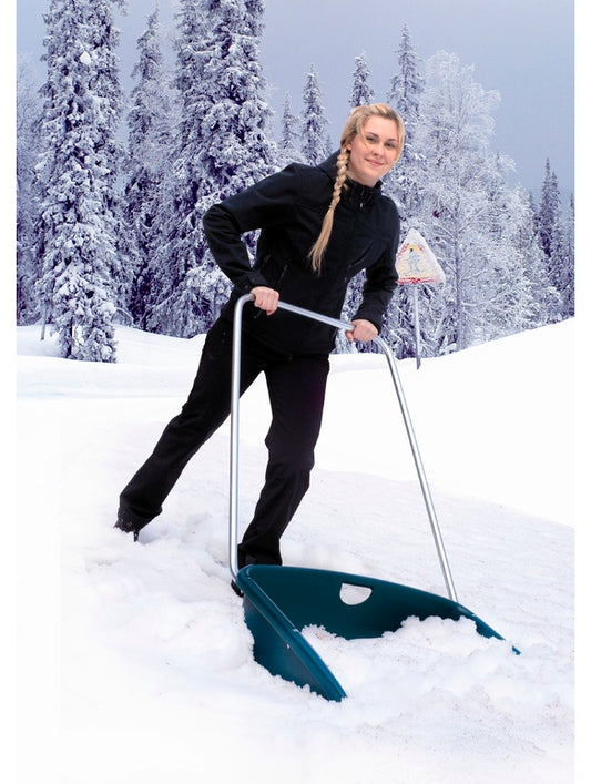 The orginal nordic snow scoop -Masi Nova Max snow pusher scoop from  Finland  made with Finnish -Snow How- Now availble in the USA abd Canada