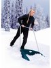 Snow shovel safety tips- Masi Polar Plus ergonomic adjustable sleigh Snow pusher shovel